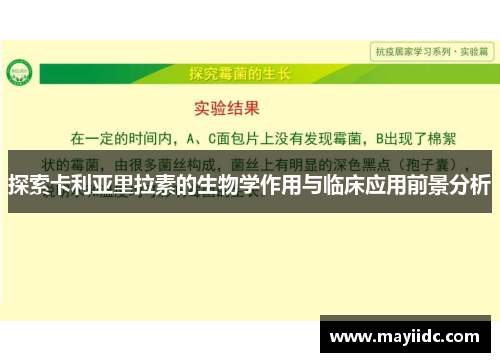 探索卡利亚里拉素的生物学作用与临床应用前景分析